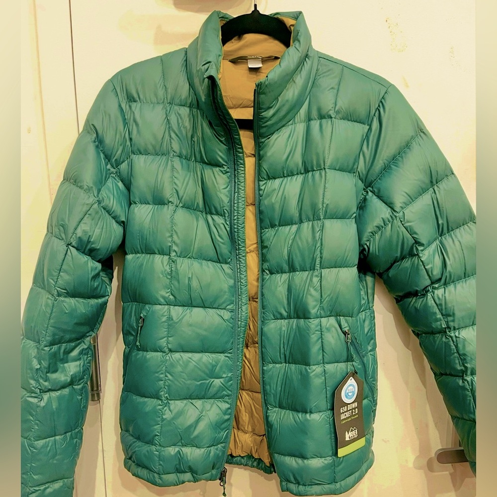 REI Co-op Women’s 650 Down Jacket 2.0 Jasper Green
